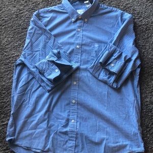 Dockers XL blue and white flannel long sleeve.